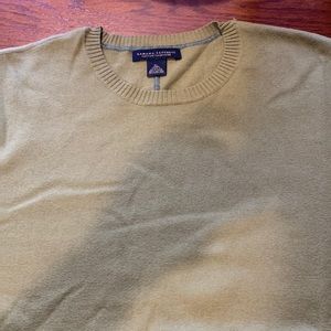 Banana Republic green cotton/cashmere sweater, XL, excellent condition